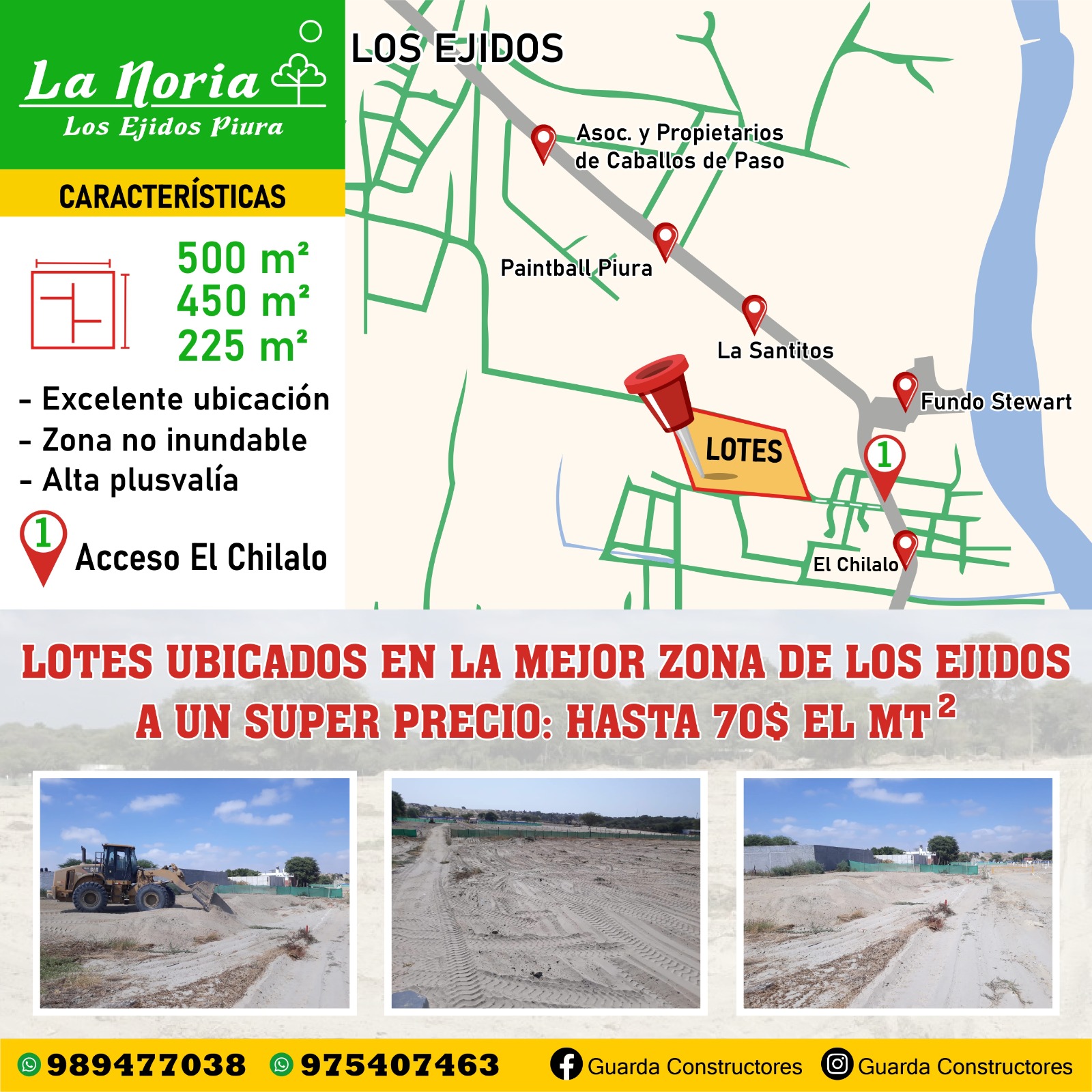 Imagen 2 de propiedad Venta de lotes en Ejidos - Piura